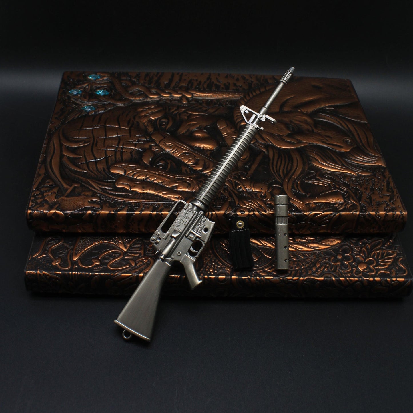 M16 Miniature Metal Gun 23CM/9.1"