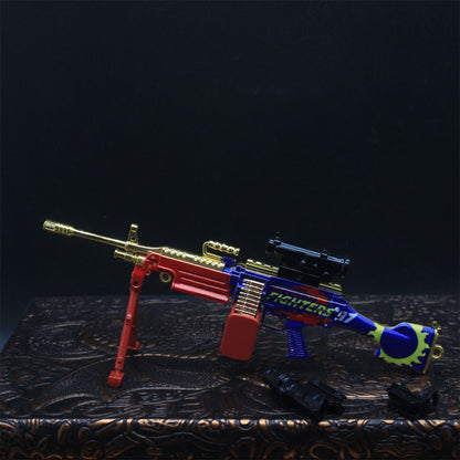 M249 MG Miniature Fighter Skin M249 Machine Gun 16.5CM/6.5"
