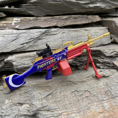 M249 MG Miniature Fighter Skin M249 Machine Gun 16.5CM/6.5"
