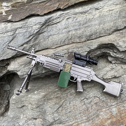 M249 Metal Industry Style Skin Miniature Gun 16.5CM/6.5"