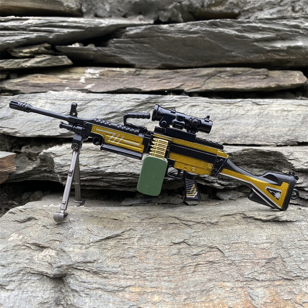 M249 Metal Industry Style Skin Miniature Gun 16.5CM/6.5"