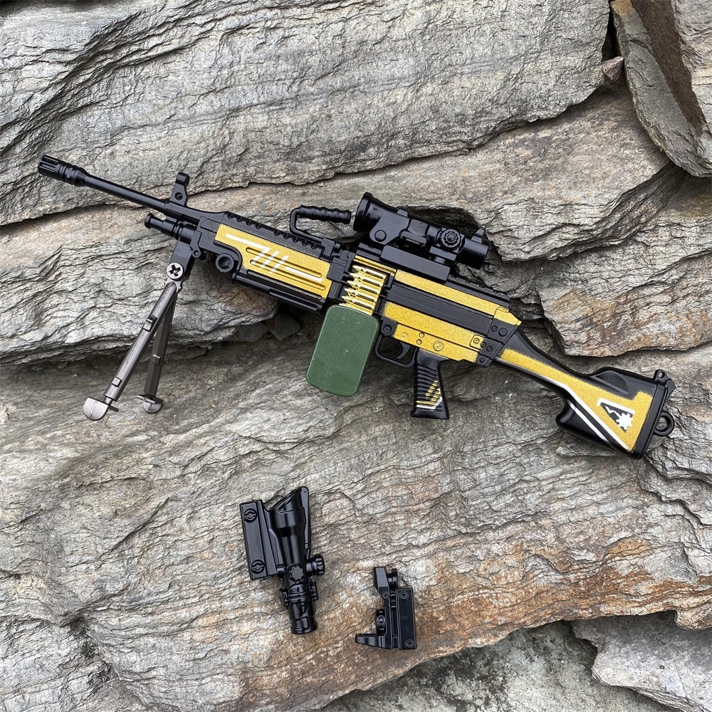 M249 Metal Industry Style Skin Miniature Gun 16.5CM/6.5"