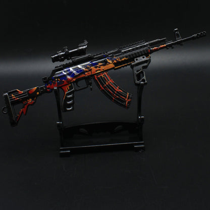 Metal Beryl M762 Miniature Assault Rifle Small Gun Model 17CM/6.7"