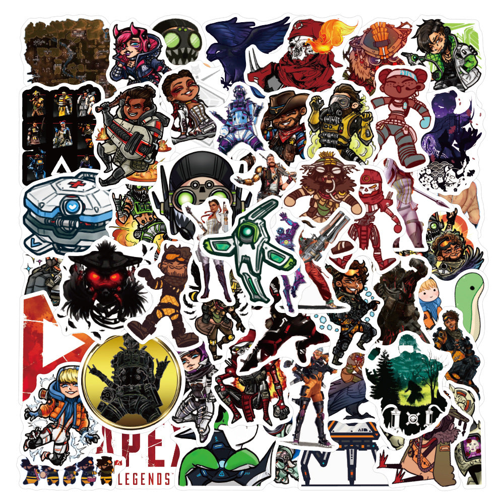 100 PCS Waterproof Octane Wraith Wattson Mirage Bloodhound Pathfinder Loba Stickers