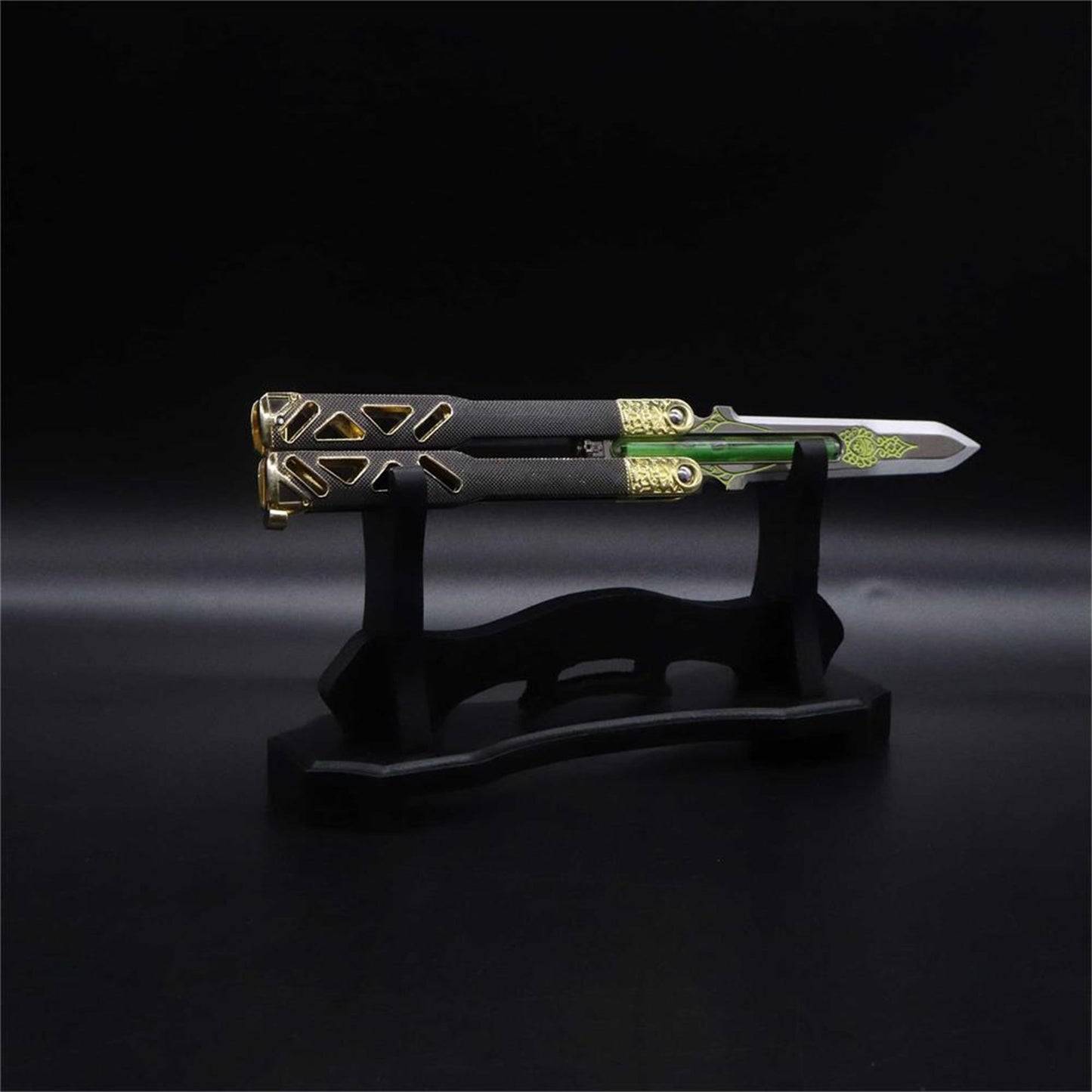 Octane Heirloom V3 Real Liquid Tube Octane Balisong Metal Replica