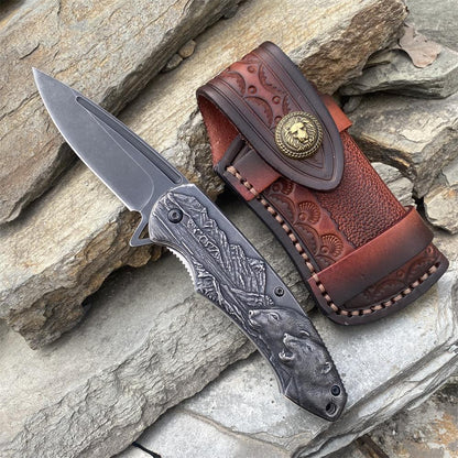 Bear Folding Knife Handy Tool
