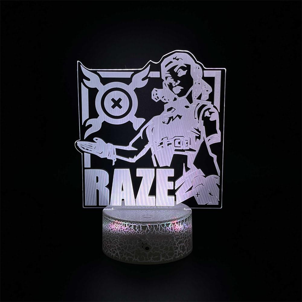 Customized Hot Game Characters 3D Night Lamp