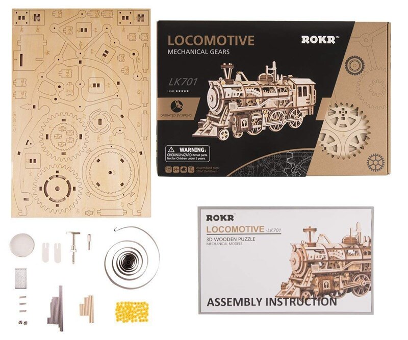 DIY 3D Wooden Puzzle  Assembly Toy Model Kit
