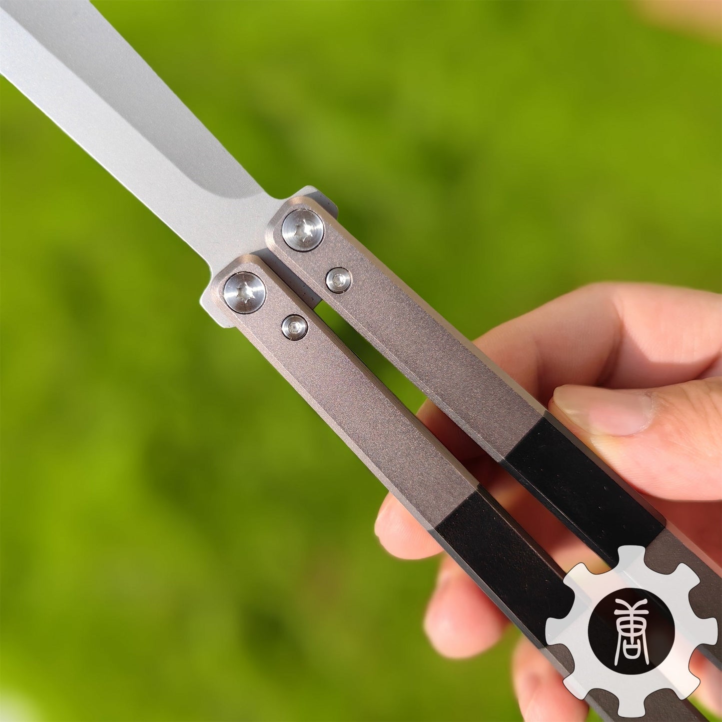 High-End TF2 Spy Knife Balisong Trainer-Blunt Blade