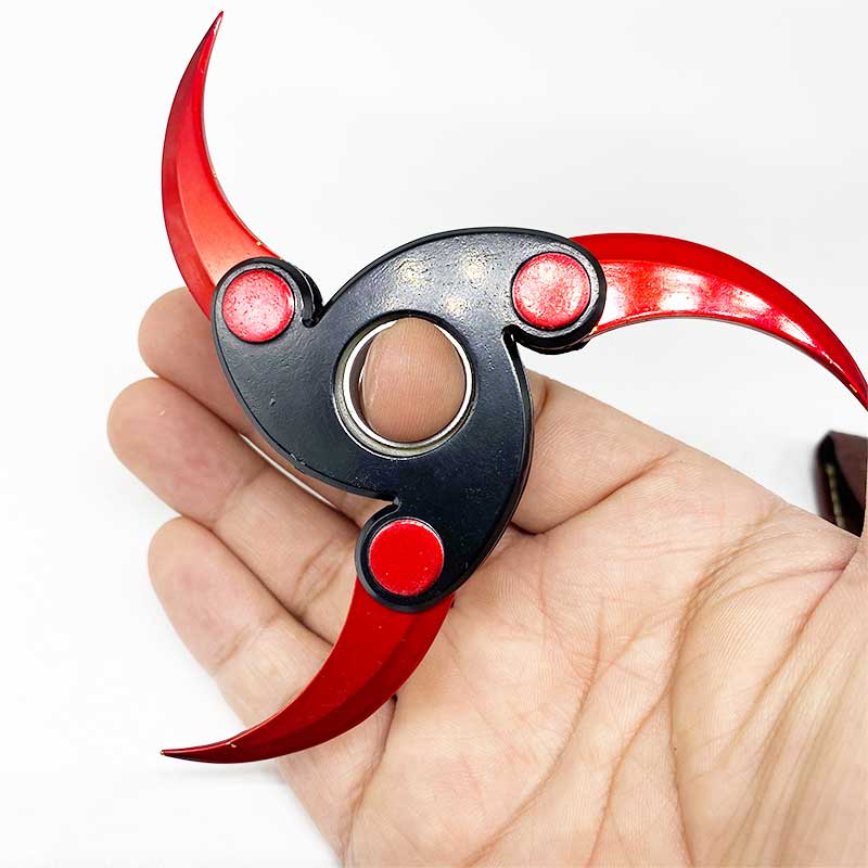 Animation Peripheral Sharingan Fidget Spinner Alloy Toy