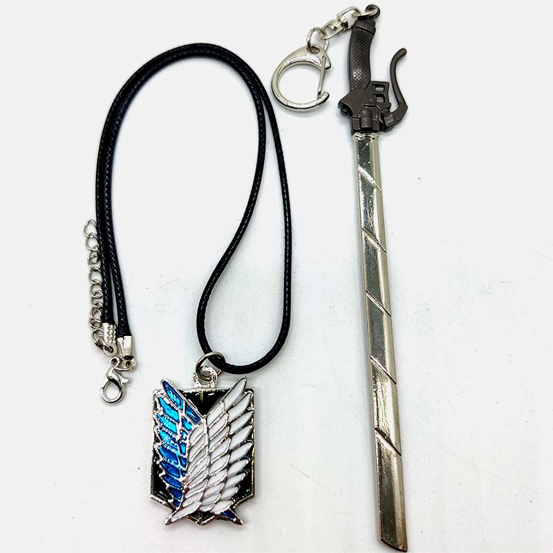 Key Chain Model of The Hanging Pendant Around AOT Animation