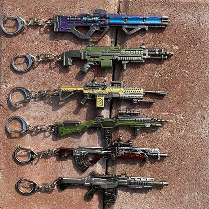 Hot Game Gun Keychain Charms On Sale