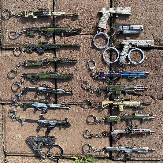 Hot Game Gun Keychain Charms On Sale