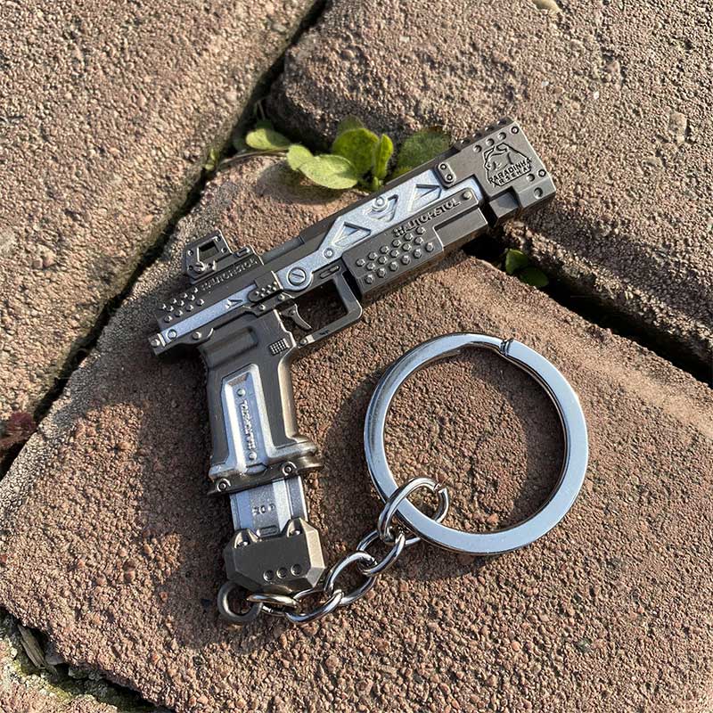 Hot Game Gun Keychain Charms On Sale