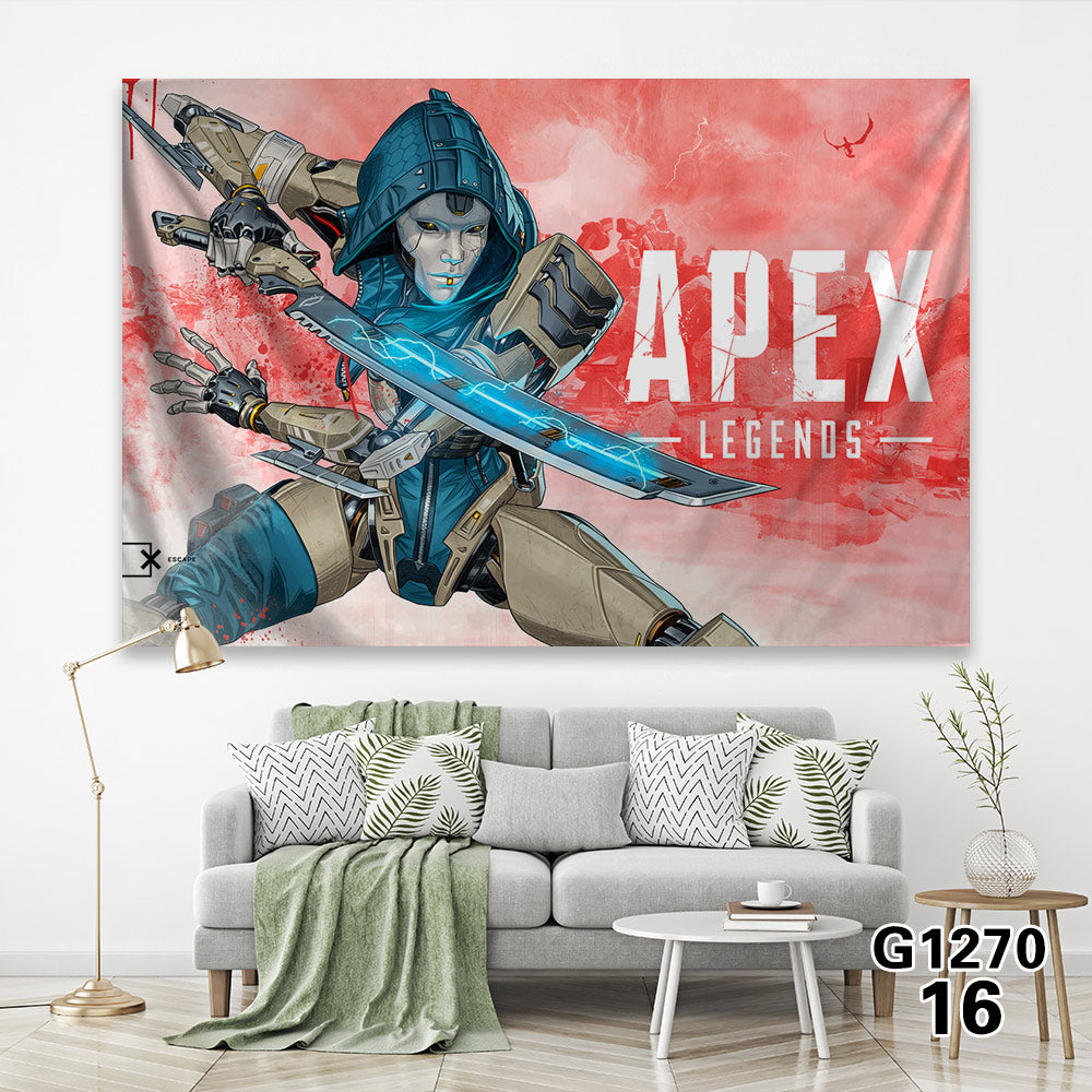 Customized Game Characters Tapestry Wall Arts Gamers Room Decoration