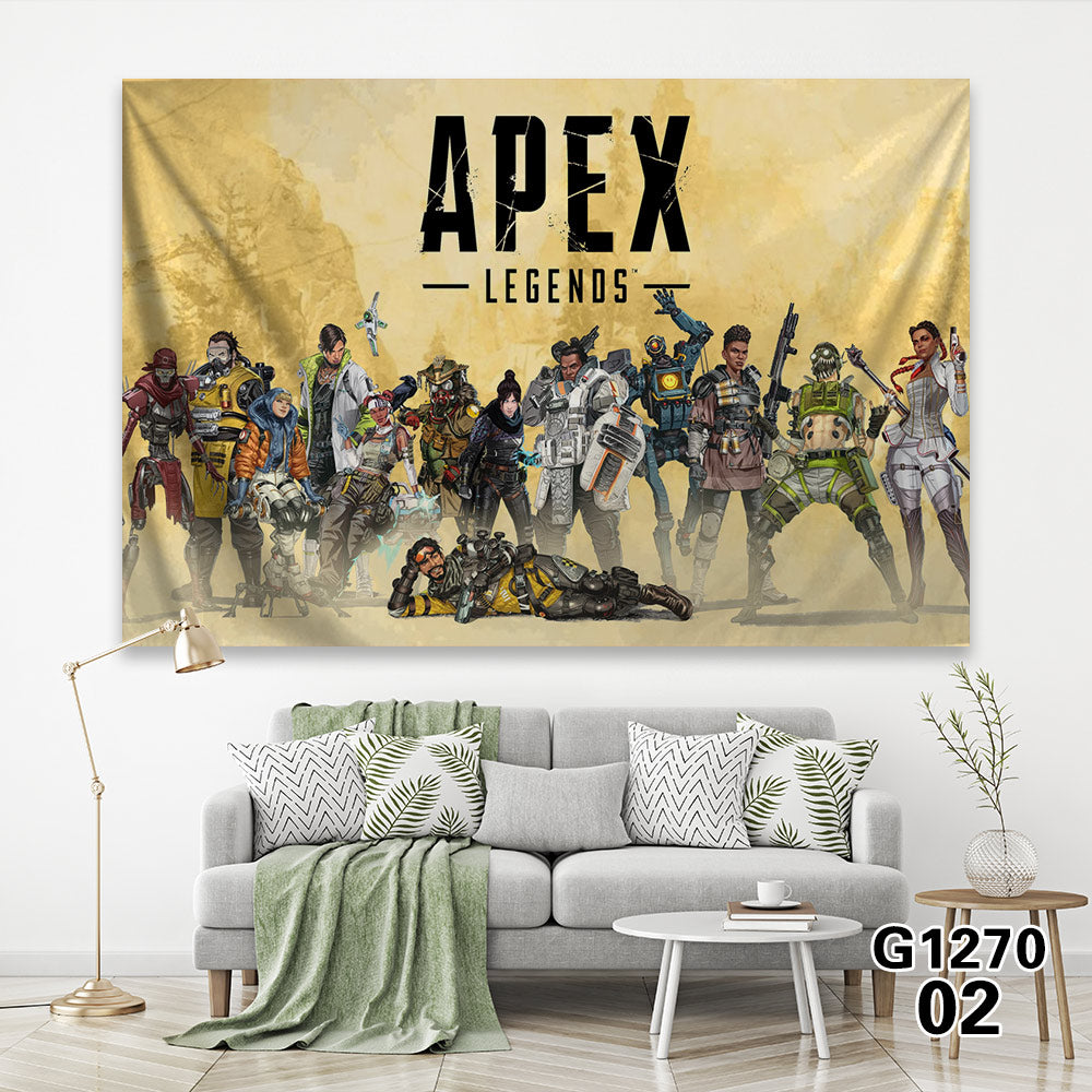 Customized Game Characters Tapestry Wall Arts Gamers Room Decoration