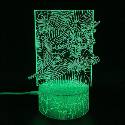 Customized Ash 3D Night Lamp