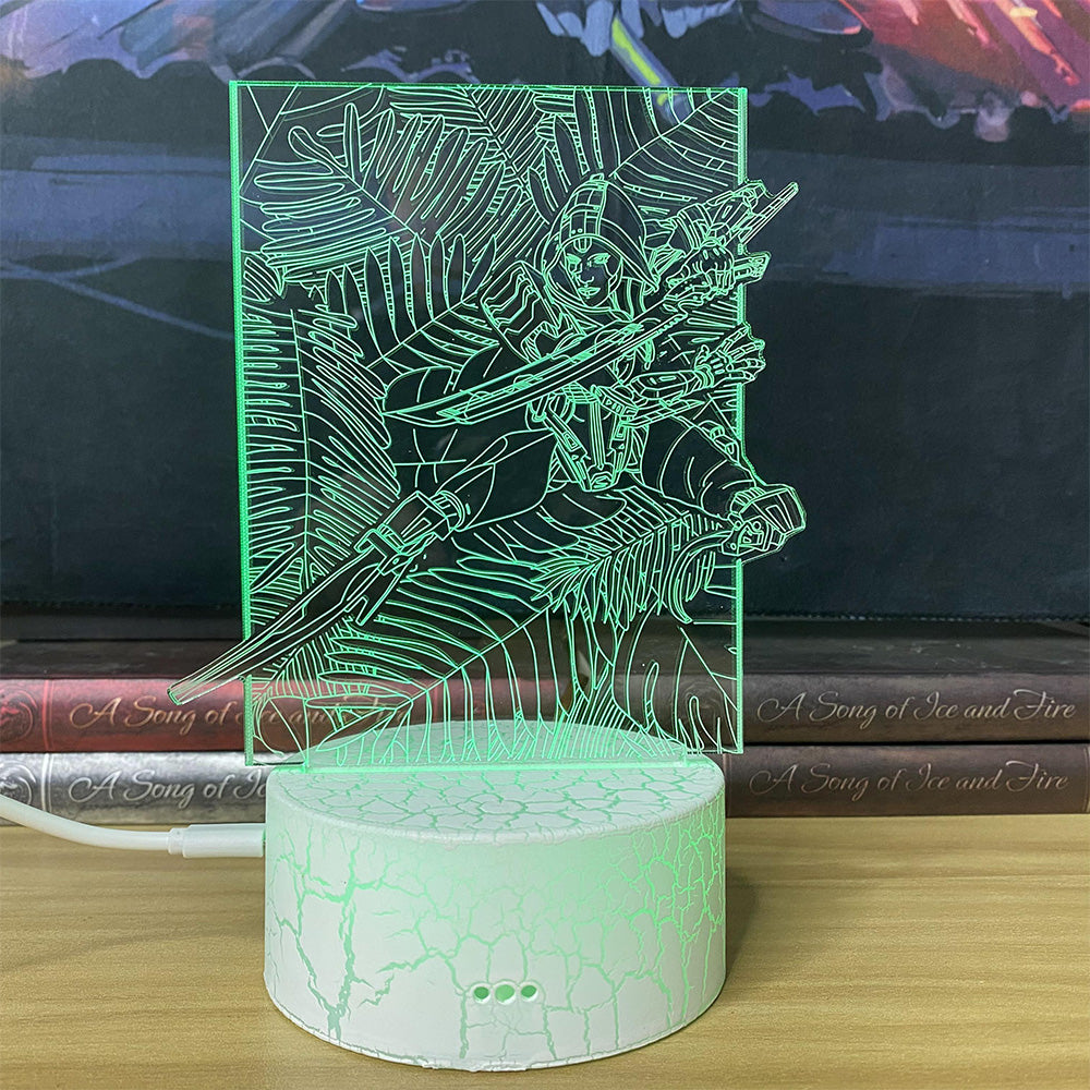 Customized Ash 3D Night Lamp
