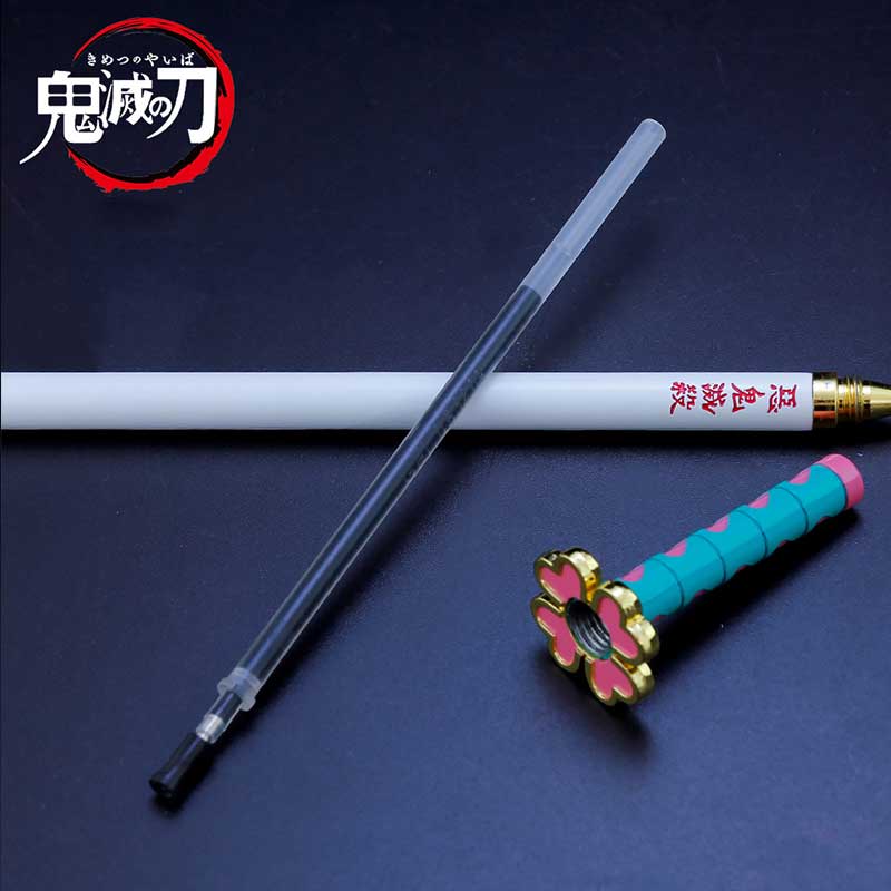 Hot Anime Peripheral Mitsuri Kanroji Anime Peripheral Metal Gel Pen