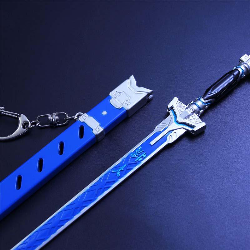 OW White Tiger Baihu Genji Skin Dragon Blade Metal Sword Model