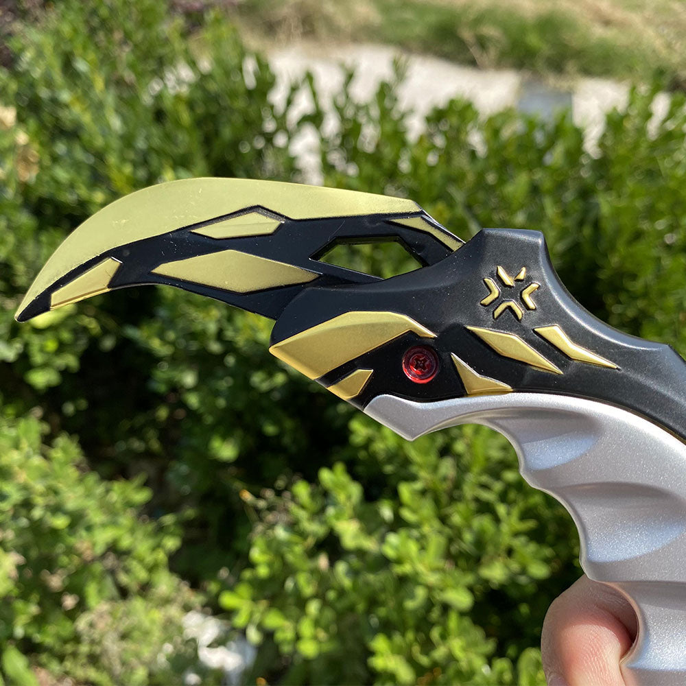 Metal Champion Karambit Blunt Blade Trainer Cosplay Prop