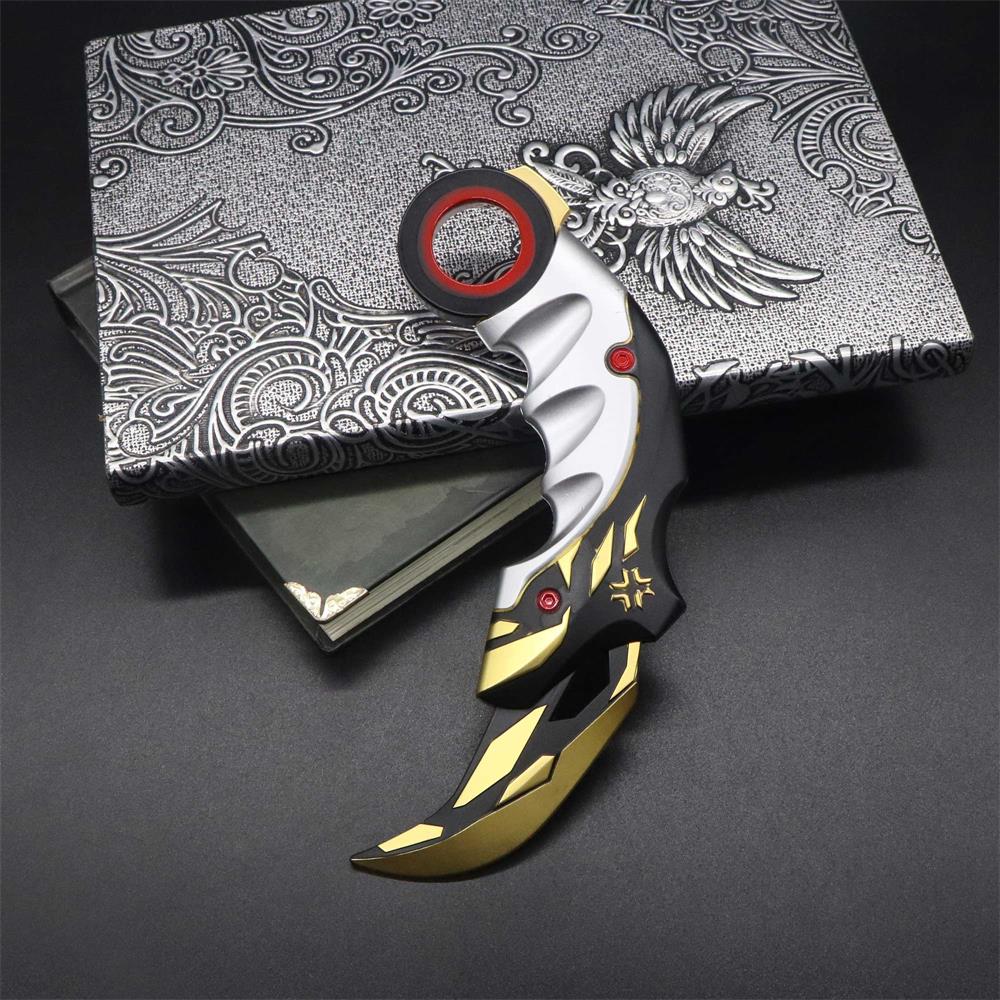 Metal Champion Karambit Blunt Blade Trainer Cosplay Prop Collectibles