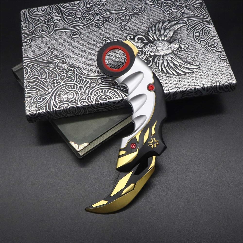 Metal Champion Karambit Blunt Blade Trainer Cosplay Prop