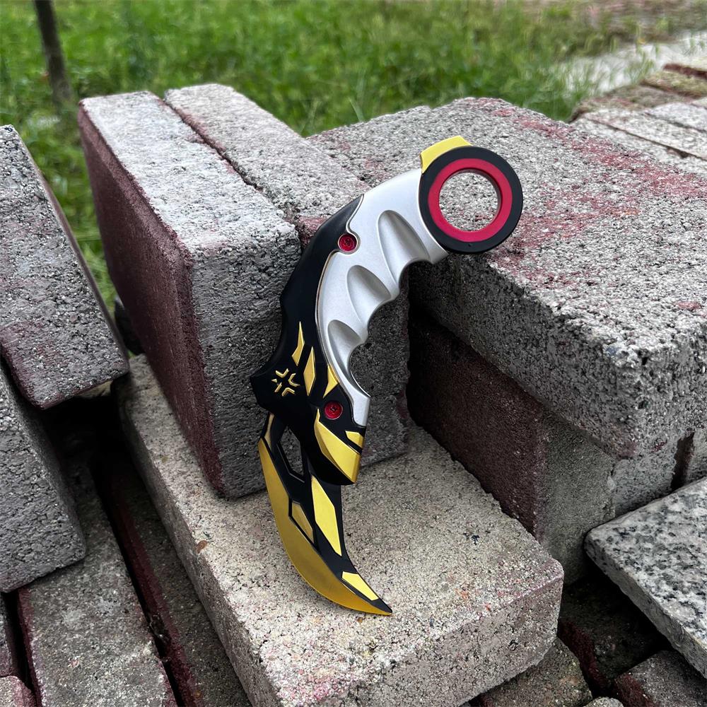 Metal Champion Karambit Blunt Blade Trainer Cosplay Prop