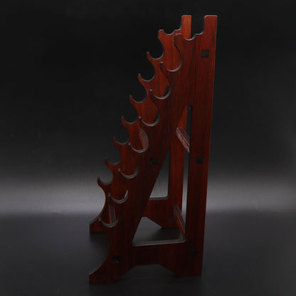 7-Layer Rosewood Wood Display Holder Wooden Kit