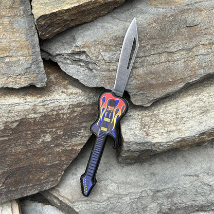 Guitar Folding Knife Tool