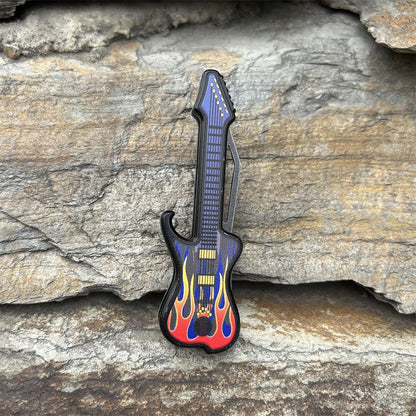 Guitar Folding Knife Tool