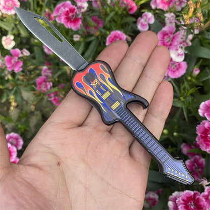 Guitar Folding Knife Tool