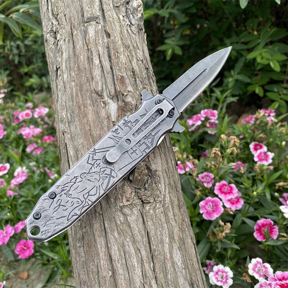Crusades Knife Knights Templar Folding Knife