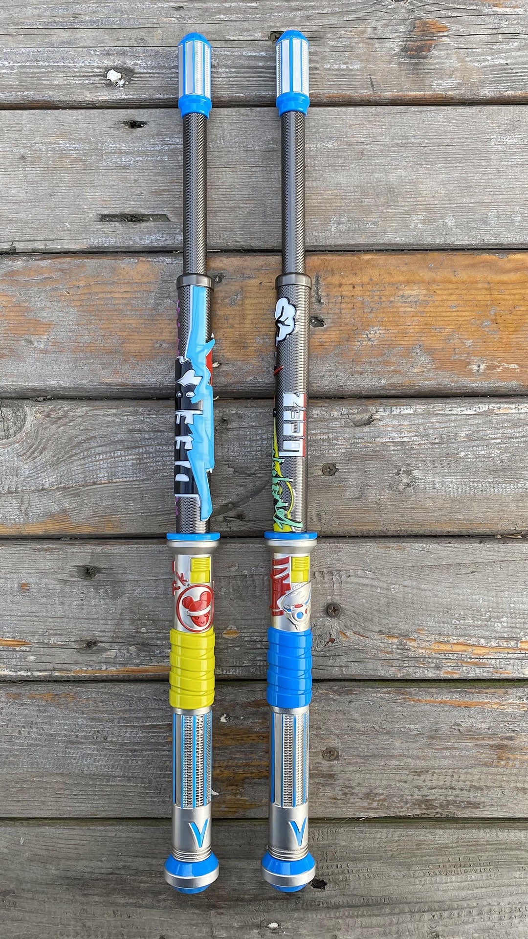Lifeline Heirloom Shock Sticks Life-size Metal Replica USA Only