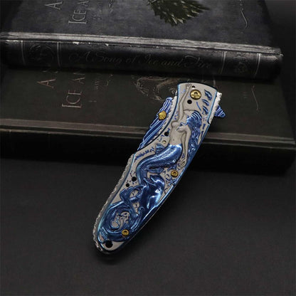 Mermaid Folding Knife Cool Collective Camping Knife