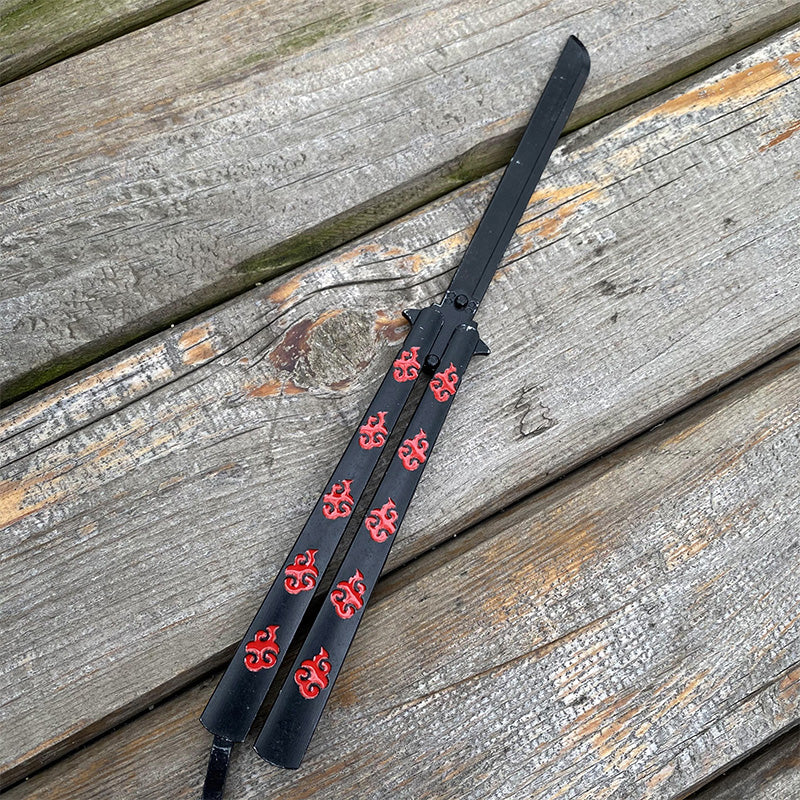 Akatsuki Blunt Butterfly Knife Model for Collection