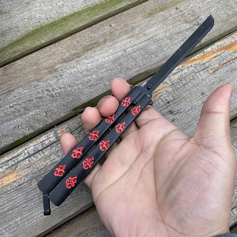 Akatsuki Blunt Butterfly Knife Model for Collection