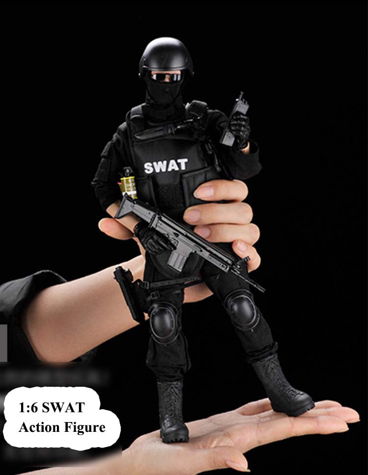 Realistic 1:6 Scale Soldier Action Figure SWAT Figure – Leones Marvelous  Items