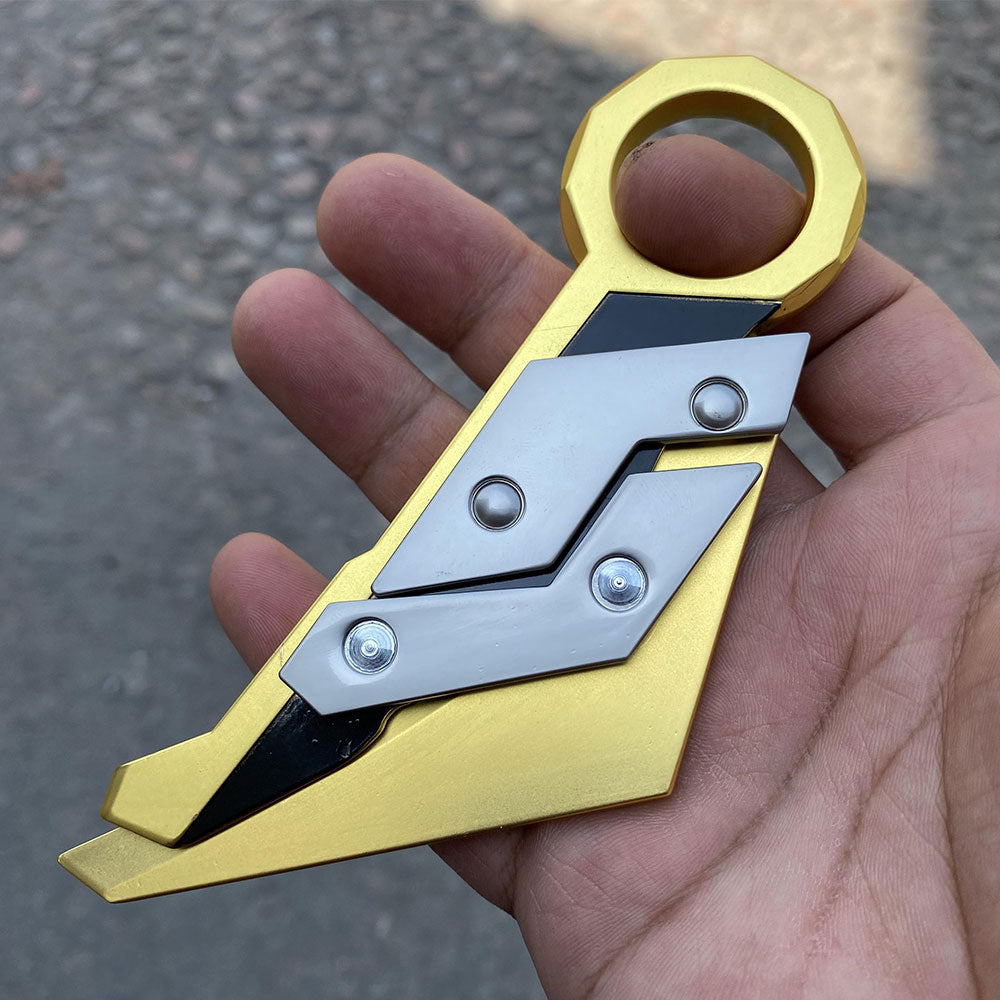 Metal Prime 2.0 Karambit Blunt Blade Trainer Cosplay Prop Game Replica