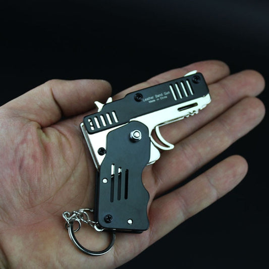 Foldable Metal Rubber Band Gun