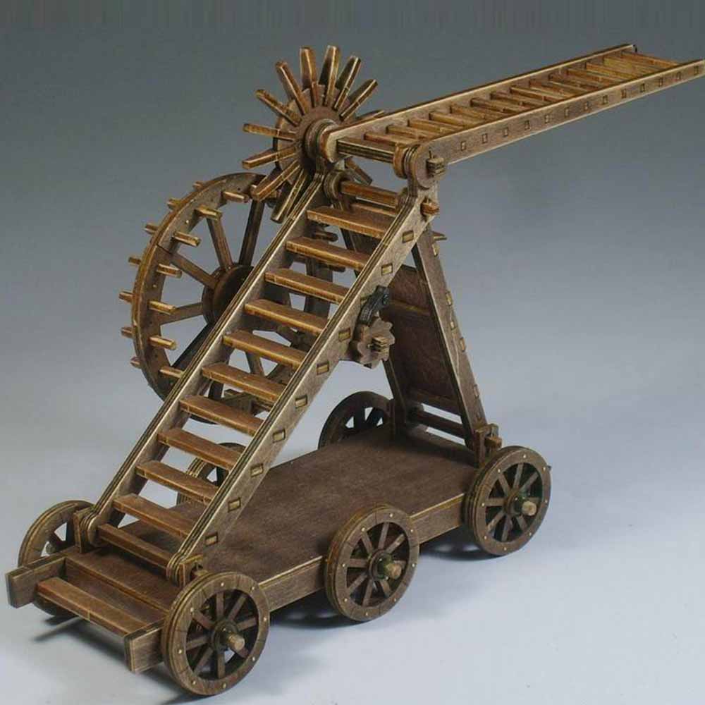 AM009 Scaling Ladder Military Wooden Model Kits For Adults