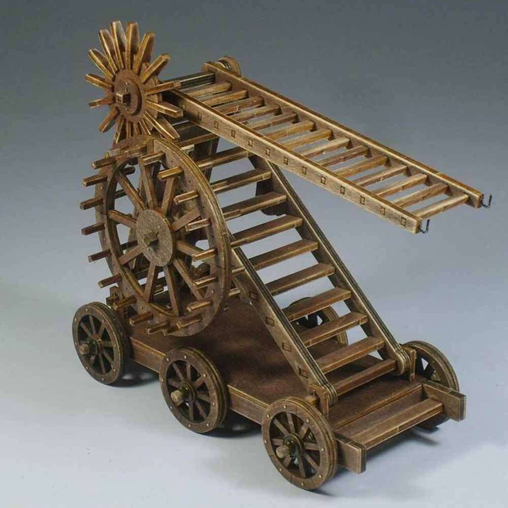 AM009 Scaling Ladder Military Wooden Model Kits For Adults