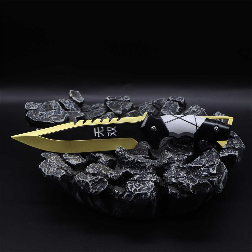 Ego Knife Metal Blunt Blade Safety Cosplay Prop Game Collection
