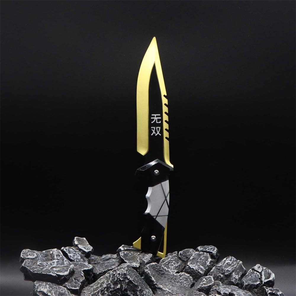 Ego Knife Metal Blunt Blade Safety Cosplay Prop Game Collection