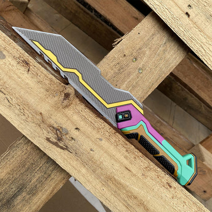 1:1 Glitchpop Knife Life Size Metal Replica--Blunt Blade