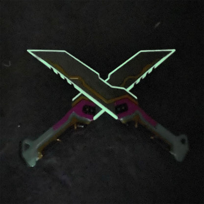 1:1 Glitchpop Knife Life Size Metal Replica--Blunt Blade