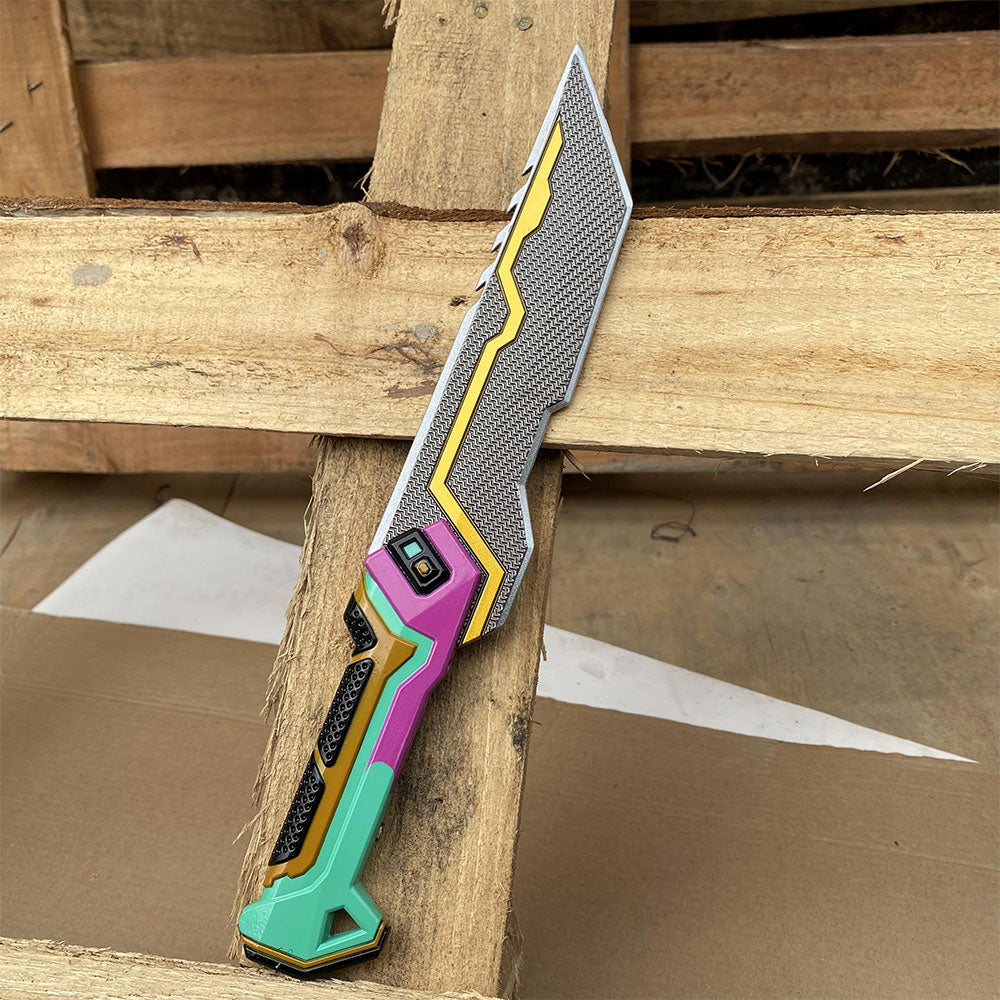 1:1 Glitchpop Knife Life Size Metal Replica--Blunt Blade