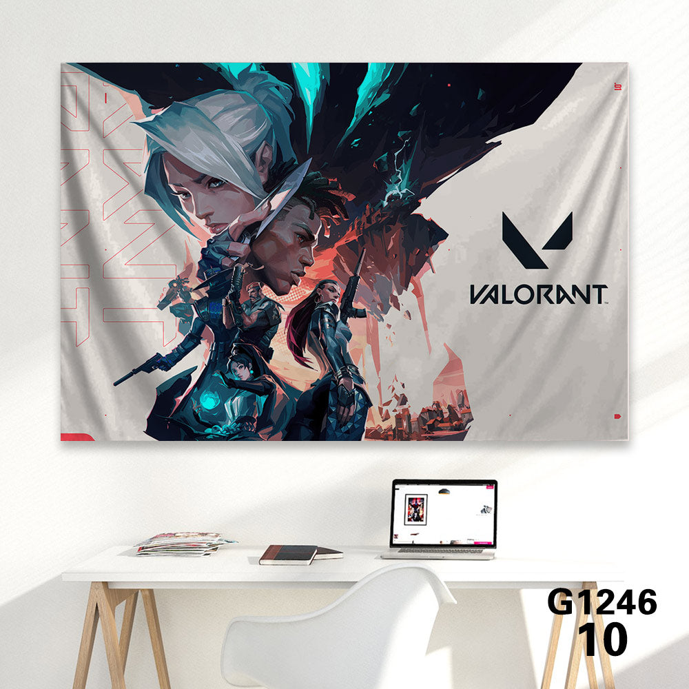Customized Soft Hot Game Characters Tapestry Wall Arts Gamers Room Decor