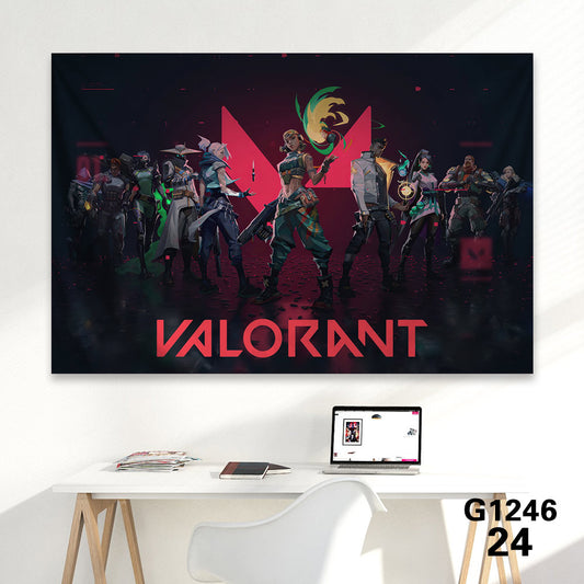 Customized Soft Hot Game Characters Tapestry Wall Arts Gamers Room Decor