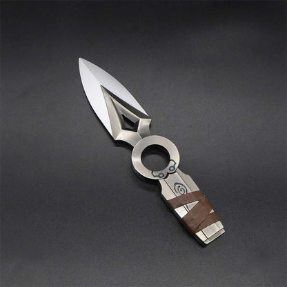 Jett Kunai Metal Jett Throwing Knife Life Size Blunt Blade Replica